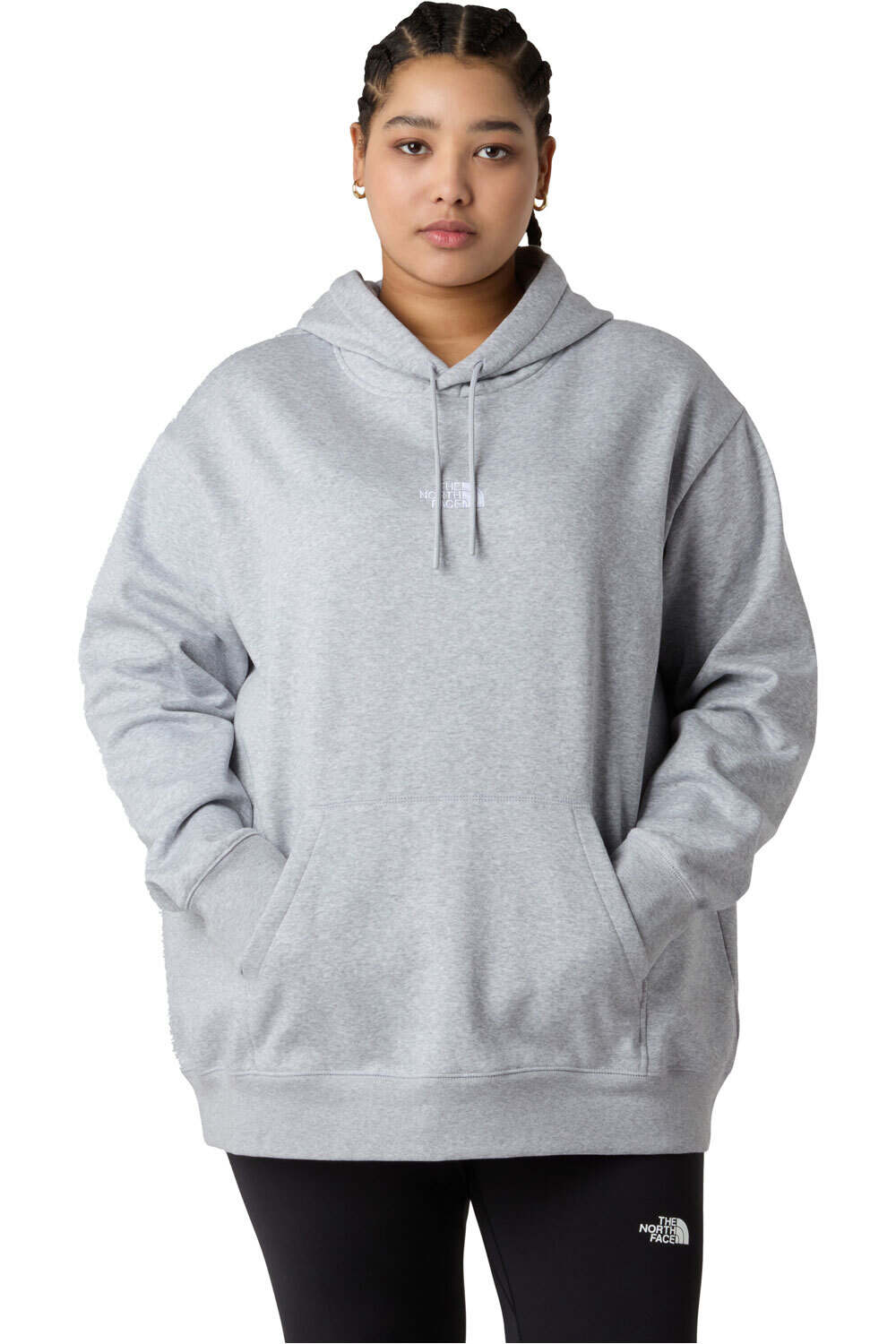 The North Face sudadera mujer W PLUS ESSENTIAL RELAXED HOODIE vista frontal