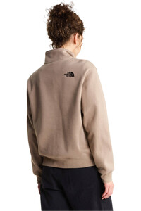 The North Face sudadera mujer W SKI EMBRO RELAXED 1/4 ZIP - GRAPHIC vista trasera