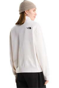 The North Face sudadera mujer W SKI EMBRO RELAXED 1/4 ZIP - GRAPHIC vista trasera