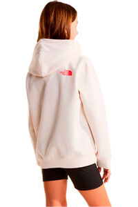 The North Face sudadera niña G BRAND PROUD RELAXED HOODIE vista trasera