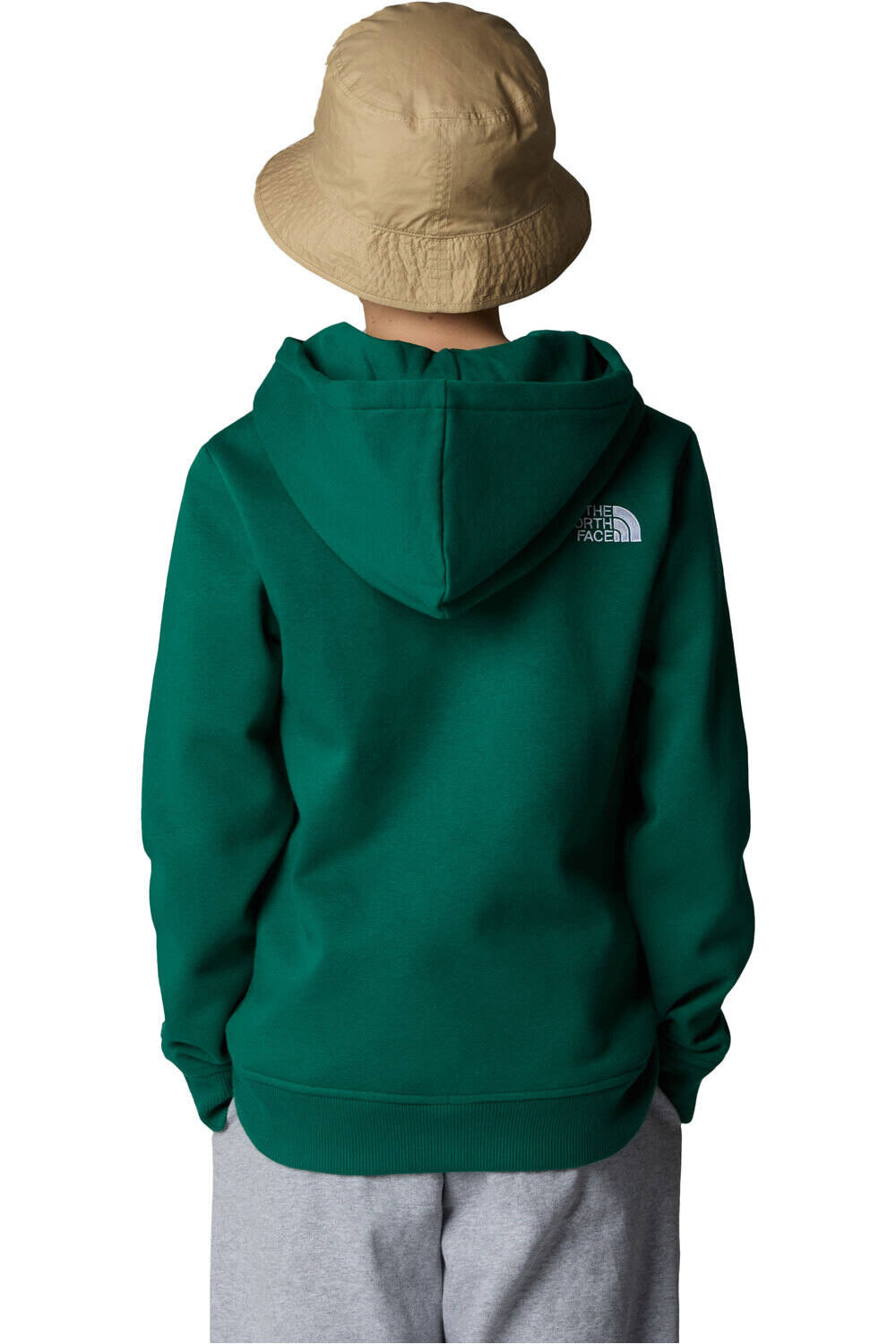 The North Face sudadera niño B DREW PEAK P/O HOODIE vista trasera