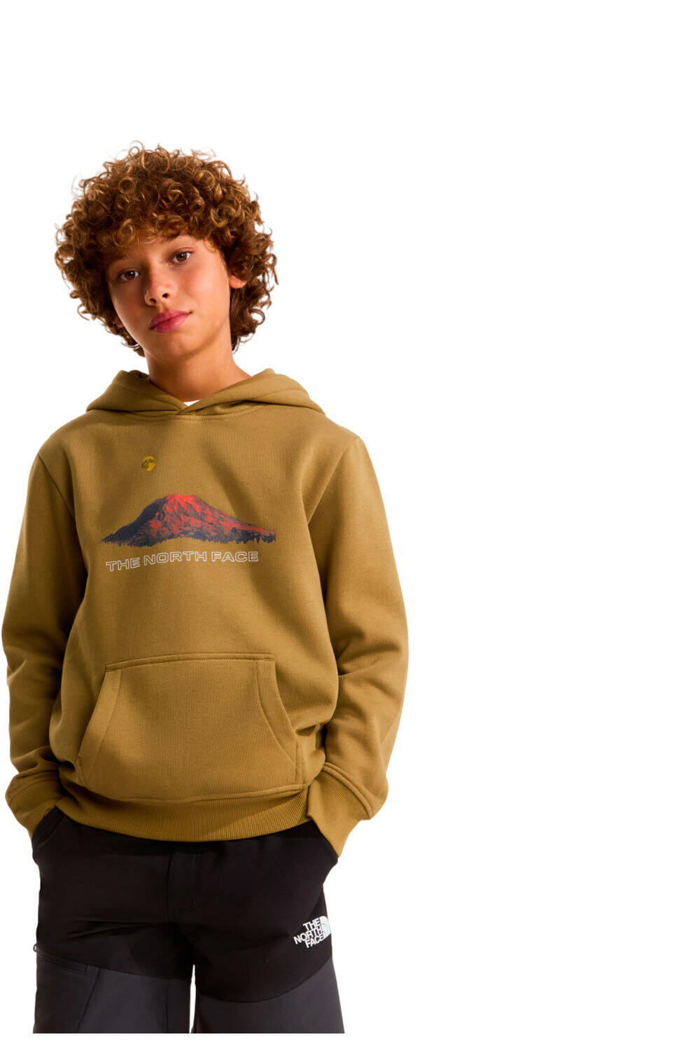The North Face sudadera niño B MOUNTAIN NIGHT RELAXED HOODIE vista frontal