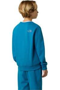 The North Face sudadera niño B REFLECTIVE LOGO RELAXED CREW vista trasera