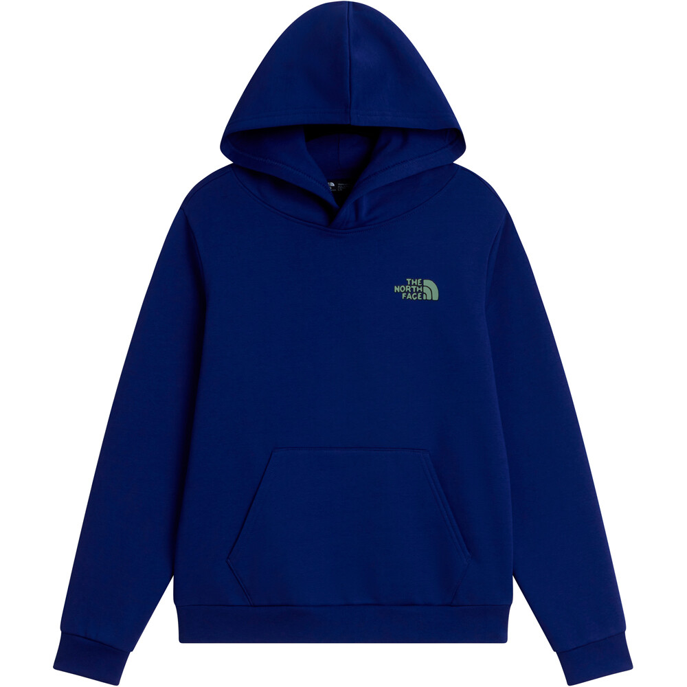 The North Face sudadera niño TEEN B OUTDOOR REGULAR HOODIE - GRAPHIC vista detalle