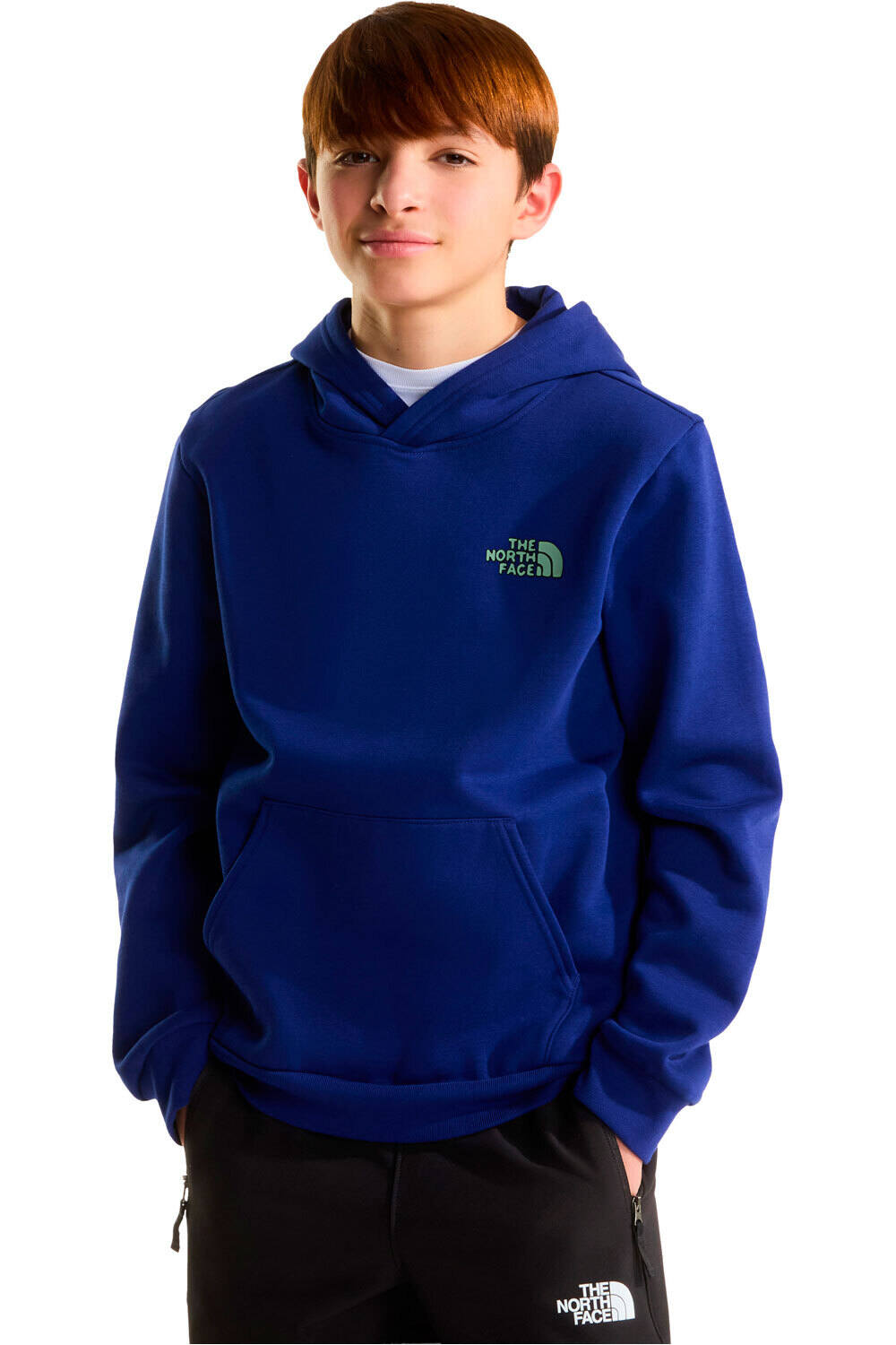 The North Face sudadera niño TEEN B OUTDOOR REGULAR HOODIE - GRAPHIC vista frontal