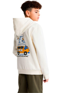 The North Face sudadera niño TEEN B OUTDOOR REGULAR HOODIE - GRAPHIC vista trasera