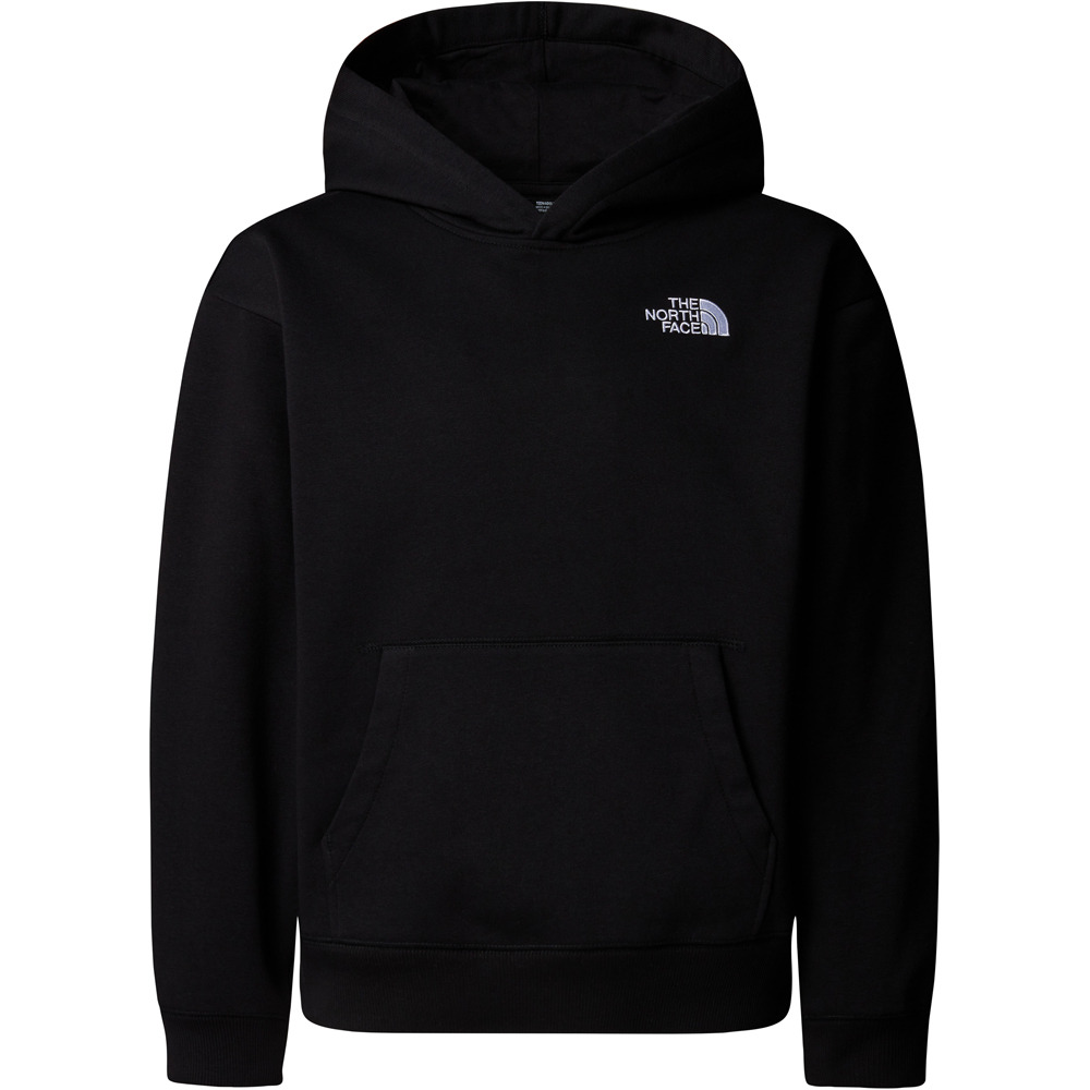 The North Face sudadera niño TEEN ESSENTIAL OVERSIZED HOODIE vista detalle