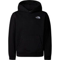 The North Face sudadera niño TEEN ESSENTIAL OVERSIZED HOODIE vista detalle