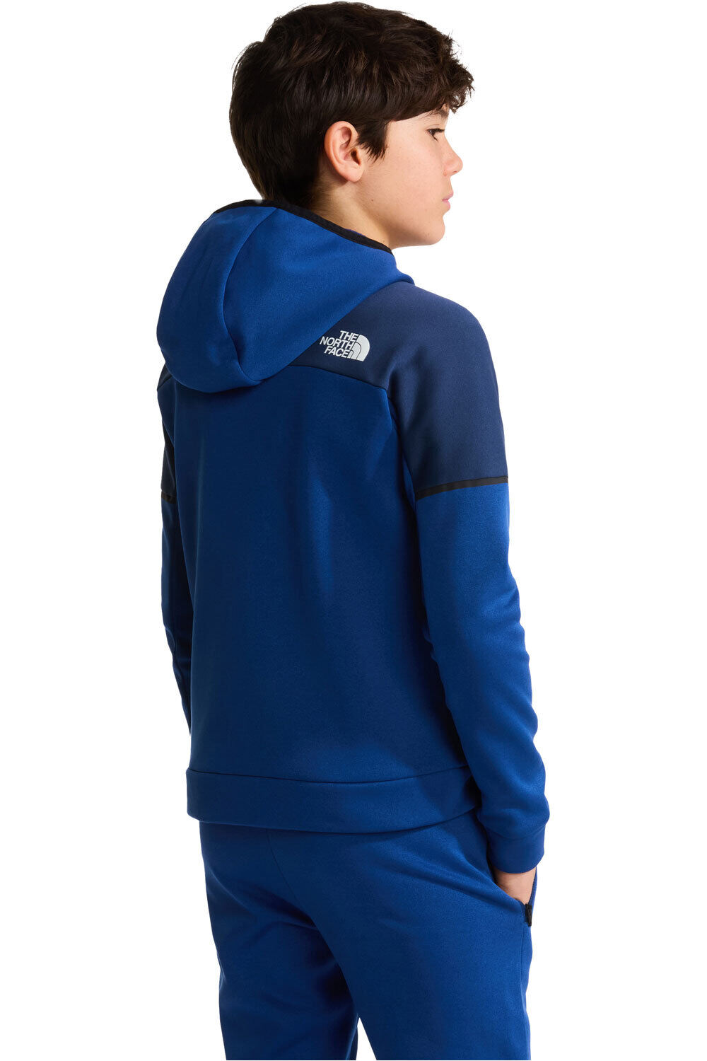 The North Face sudadera niño TEEN MOUNTAIN ATHLETICS FZ HOODIE vista trasera