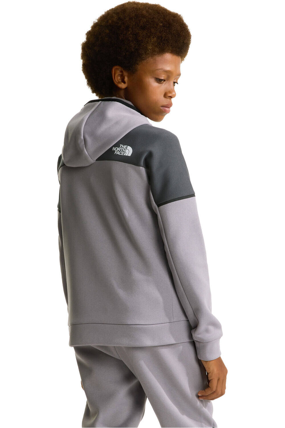 The North Face sudadera niño TEEN MOUNTAIN ATHLETICS FZ HOODIE vista trasera