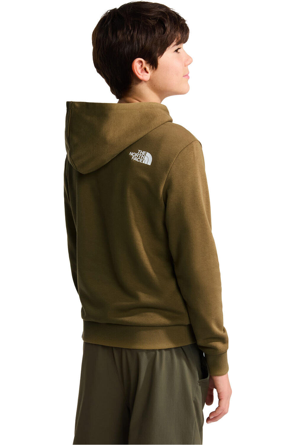 The North Face sudadera niño TEEN SIMPLE DOME LIGHT REG HOODIE vista trasera