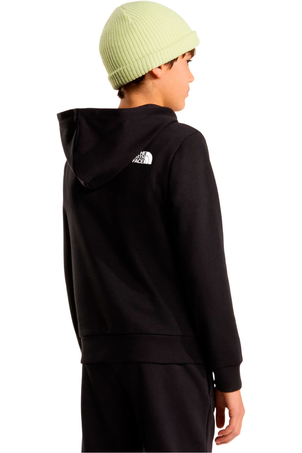 The North Face sudadera niño TEEN SIMPLE DOME LIGHT REG HOODIE vista trasera