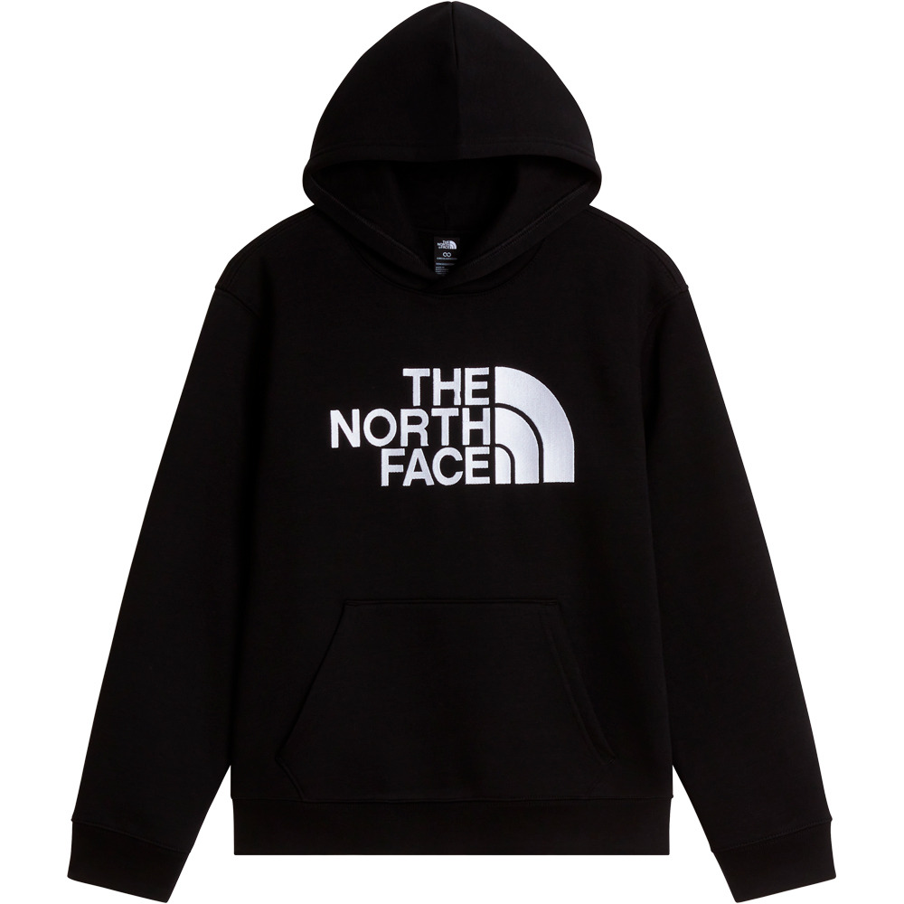 The North Face sudadera niño TEEN TNF ESSENTIAL DREW PEAK HOODIE vista detalle