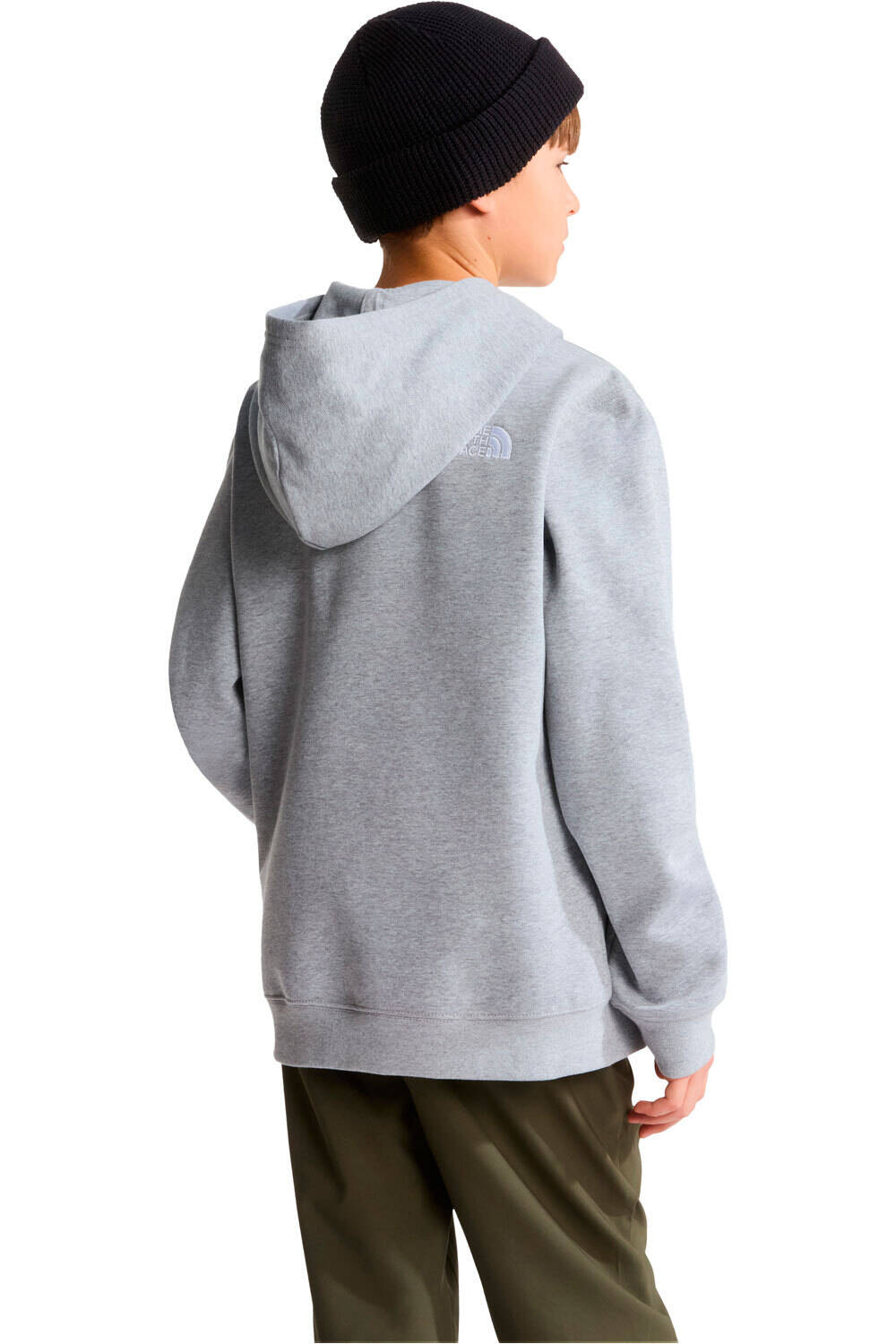 The North Face sudadera niño TEEN TNF ESSENTIAL DREW PEAK HOODIE vista trasera