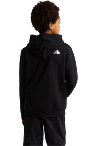 The North Face sudadera niño TEEN TNF ESSENTIAL DREW PEAK HOODIE vista trasera