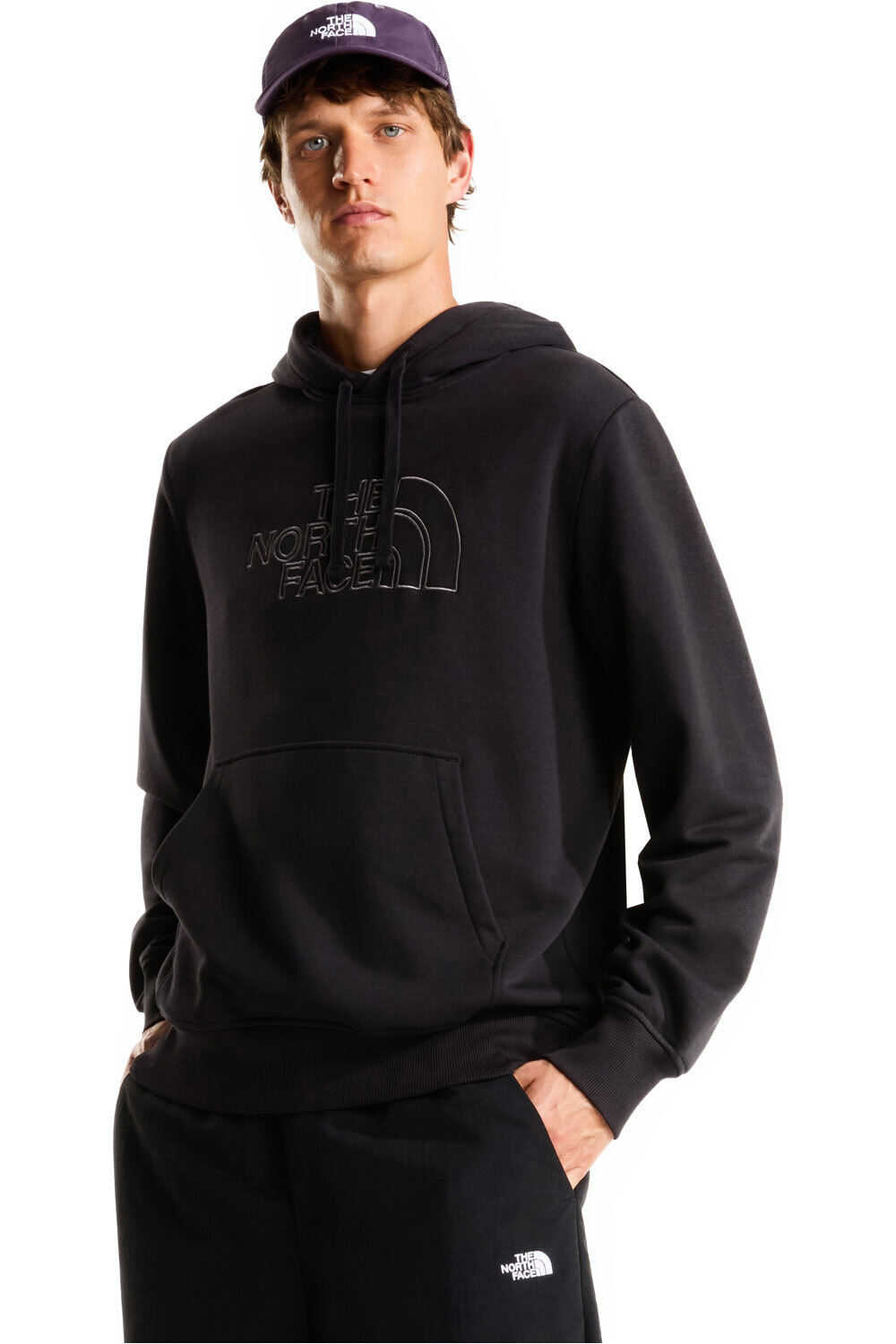 The North Face Sudaderas Montaña Hombre M DREW PEAK LIGHT REGULAR HOODIE vista frontal