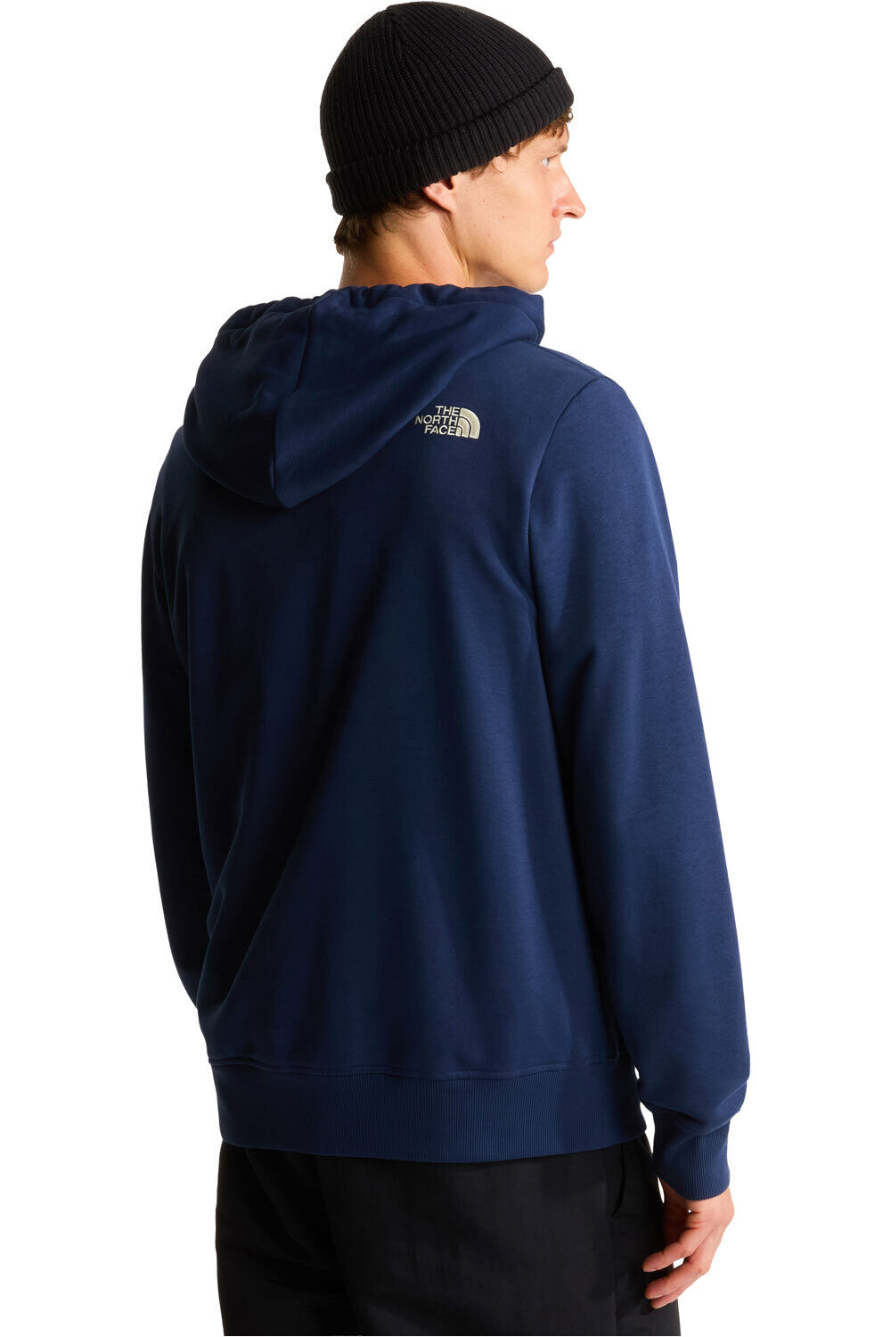 The North Face Sudaderas Montaña Hombre M DREW PEAK LIGHT REGULAR HOODIE vista trasera