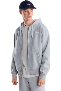 The North Face Sudaderas Montaña Hombre M EVOLUTION SIMPLE DOME REGULAR FULL ZIP vista detalle