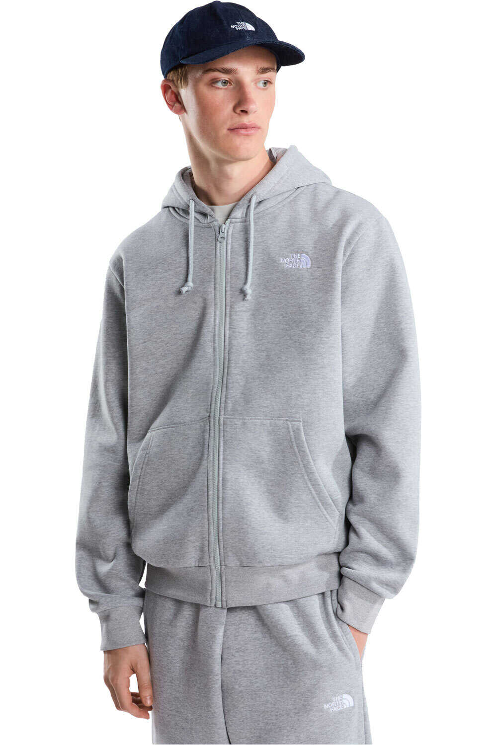 The North Face Sudaderas Montaña Hombre M EVOLUTION SIMPLE DOME REGULAR FULL ZIP vista frontal