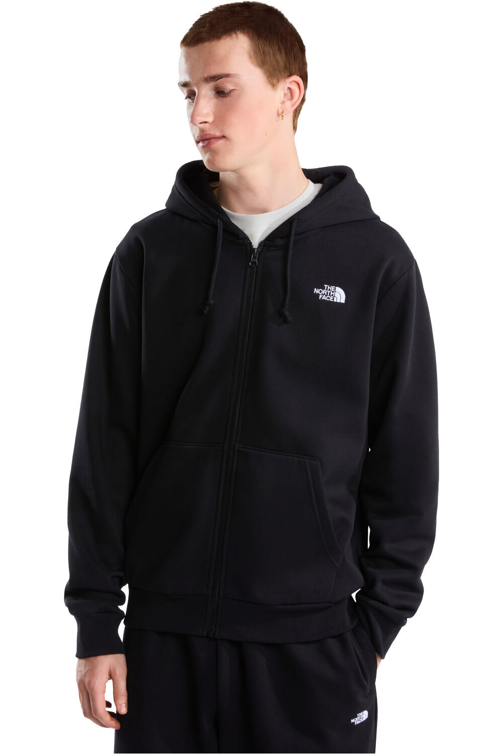 The North Face Sudaderas Montaña Hombre M EVOLUTION SIMPLE DOME REGULAR FULL ZIP vista frontal