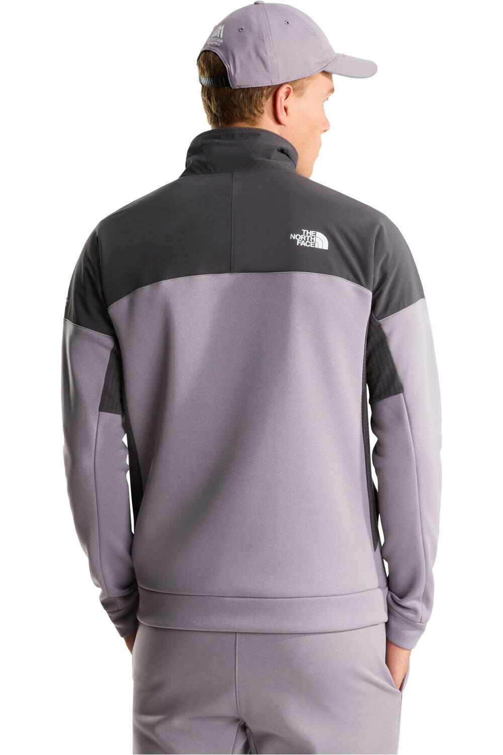 The North Face Sudaderas Montaña Hombre M MOUNTAIN ATHLETICS FLEECE1/4 ZIP vista trasera