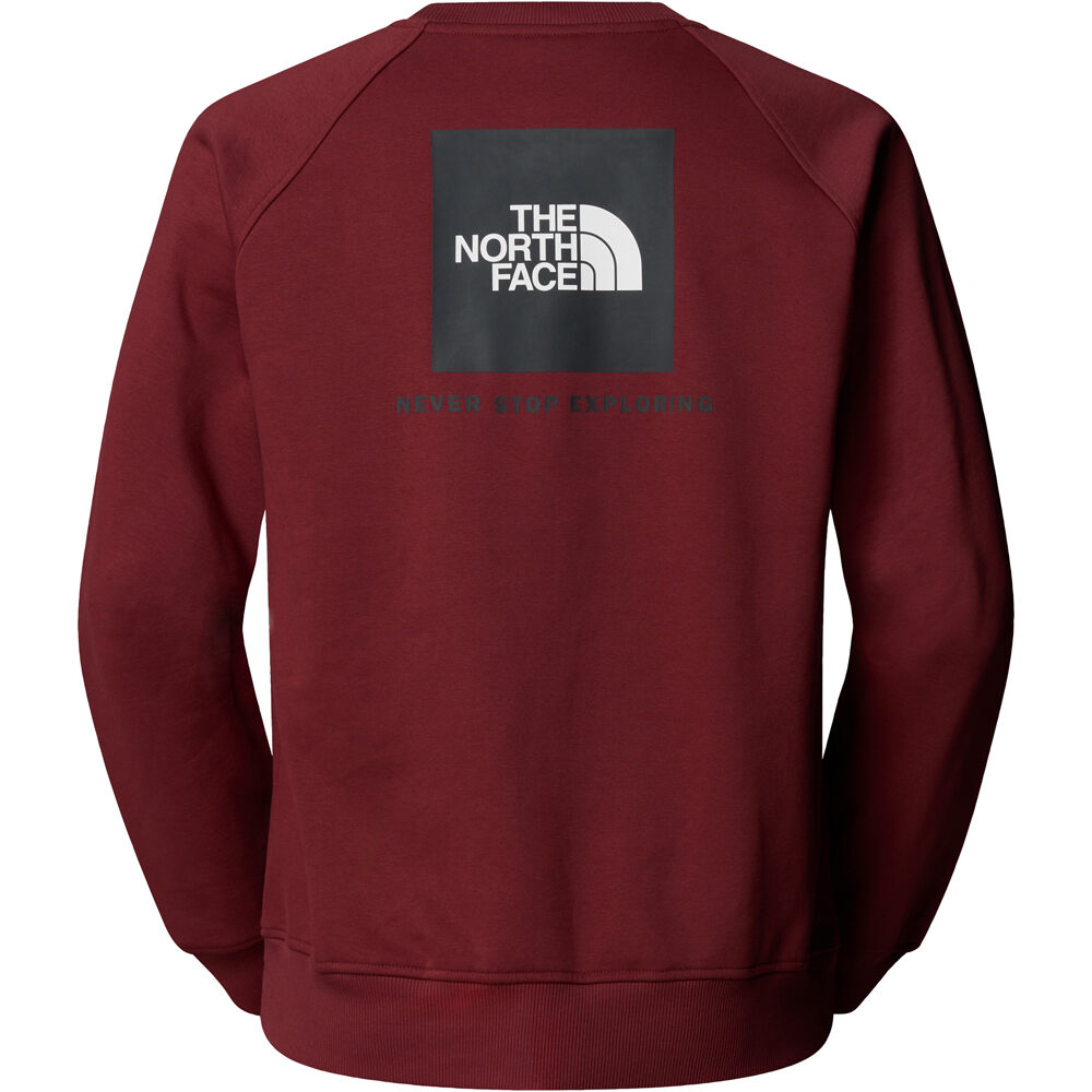 The North Face Sudaderas Montaña Hombre M RAGLAN BOX NSE CREW vista trasera