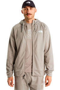 The North Face Sudaderas Montaña Hombre M REAXION 2.0 HOODED FULL ZIP JACKET vista detalle