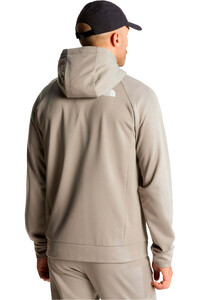 The North Face Sudaderas Montaña Hombre M REAXION 2.0 HOODED FULL ZIP JACKET vista trasera
