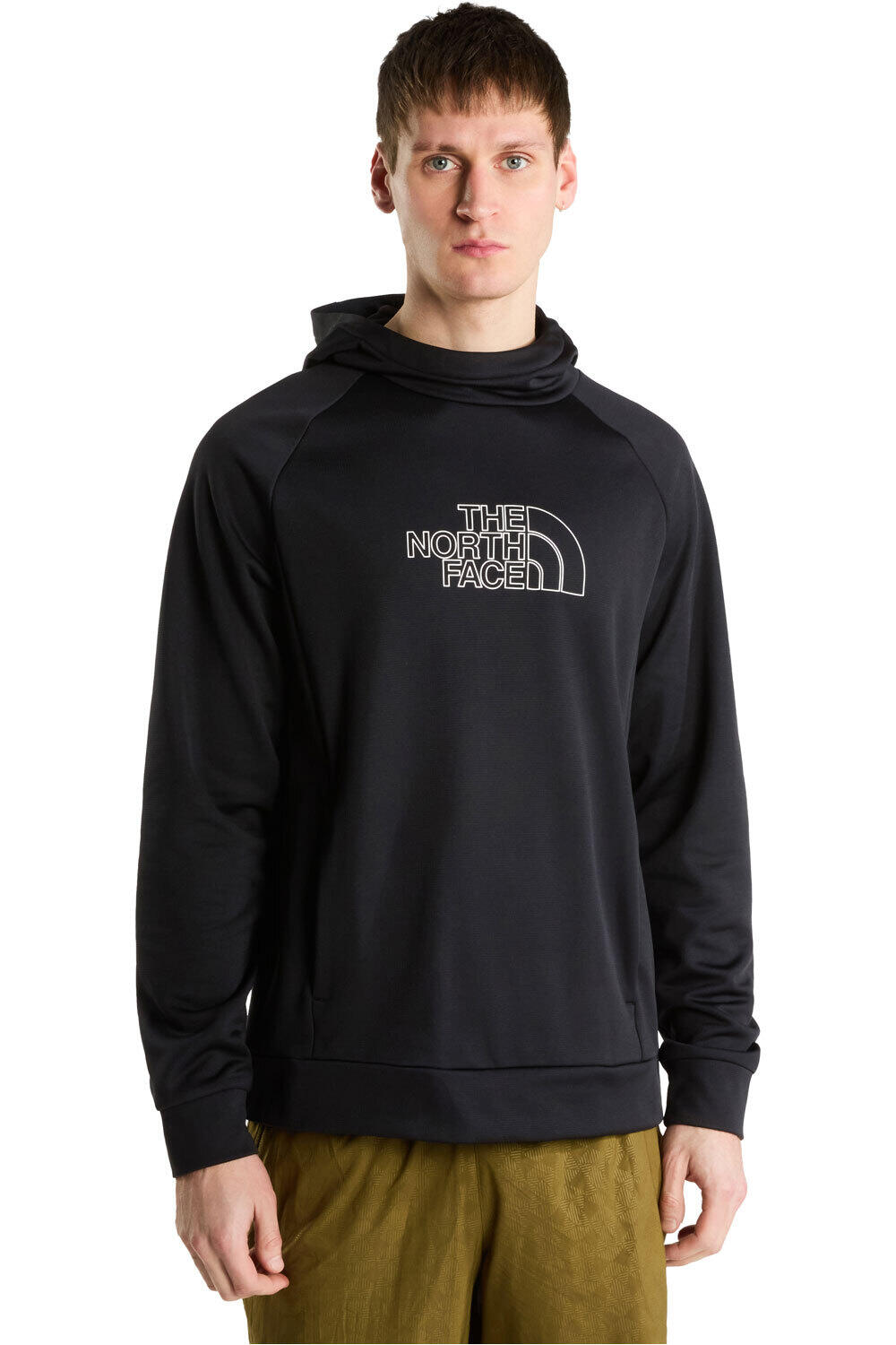 The North Face Sudaderas Montaña Hombre M REAXION 2.0 HOODED SWEATER-GRAPHIC vista frontal