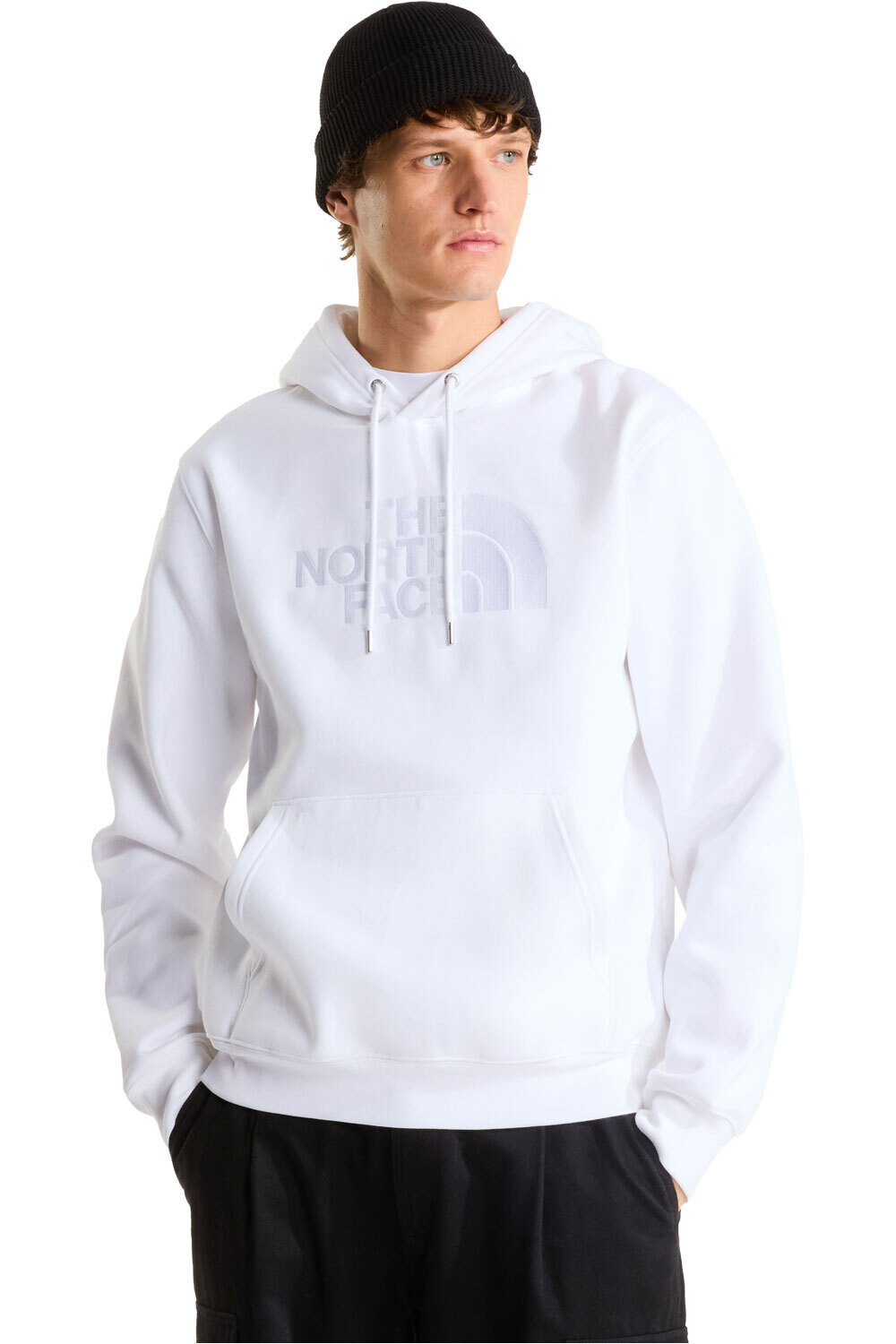The North Face Sudaderas Montaña Hombre M TNF ESSENTIAL DREW PEAK REGULAR HOODIE vista frontal