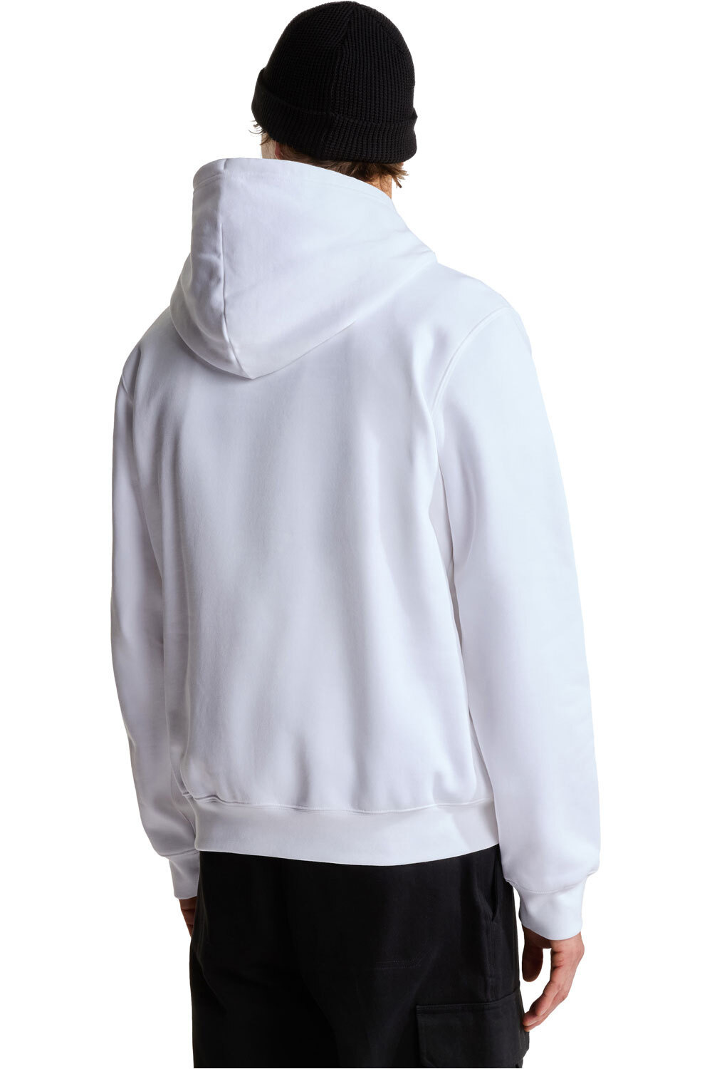 The North Face Sudaderas Montaña Hombre M TNF ESSENTIAL DREW PEAK REGULAR HOODIE vista trasera