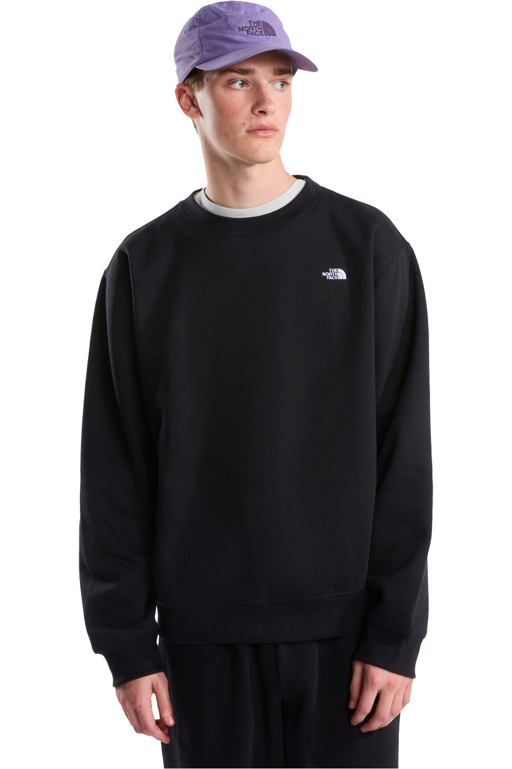 The North Face Sudaderas Montaña Hombre M TNF ESSENTIAL SIMPLE DOME RELAXED CREW vista frontal