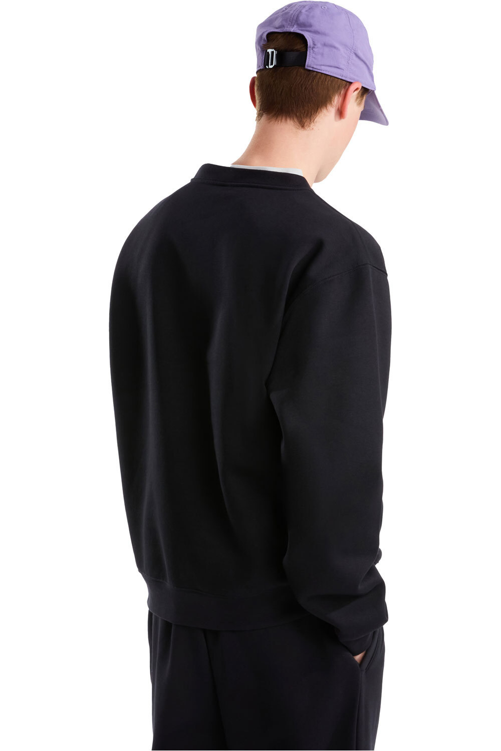 The North Face Sudaderas Montaña Hombre M TNF ESSENTIAL SIMPLE DOME RELAXED CREW vista trasera