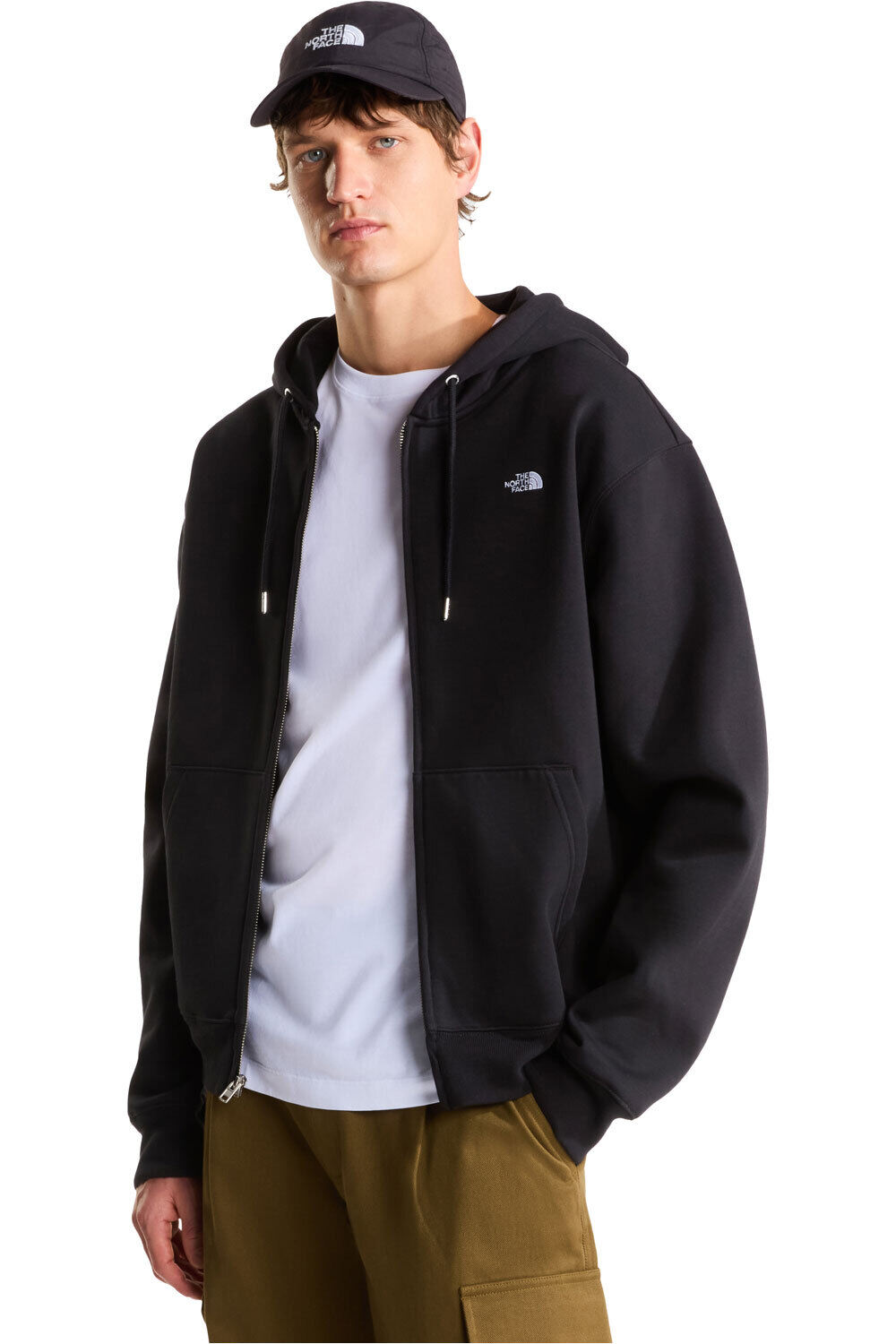 The North Face Sudaderas Montaña Hombre M TNF ESSENTIAL SIMPLE DOME RLX FULL ZIP vista detalle