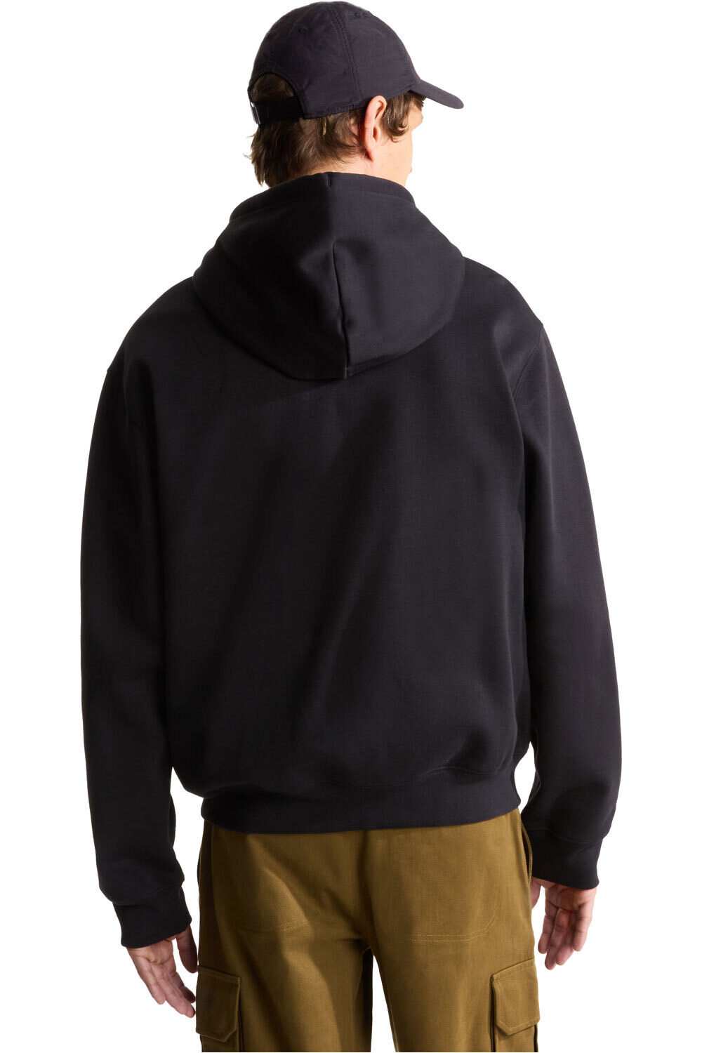 The North Face Sudaderas Montaña Hombre M TNF ESSENTIAL SIMPLE DOME RLX FULL ZIP vista trasera