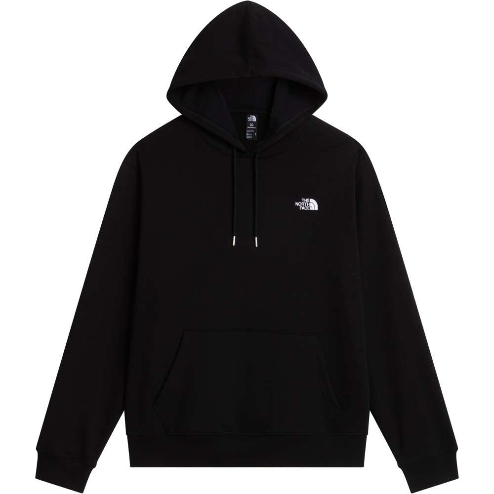 The North Face Sudaderas Montaña Hombre M TNF ESSENTIAL TERRY SIMPLE DOME RELAXE vista detalle