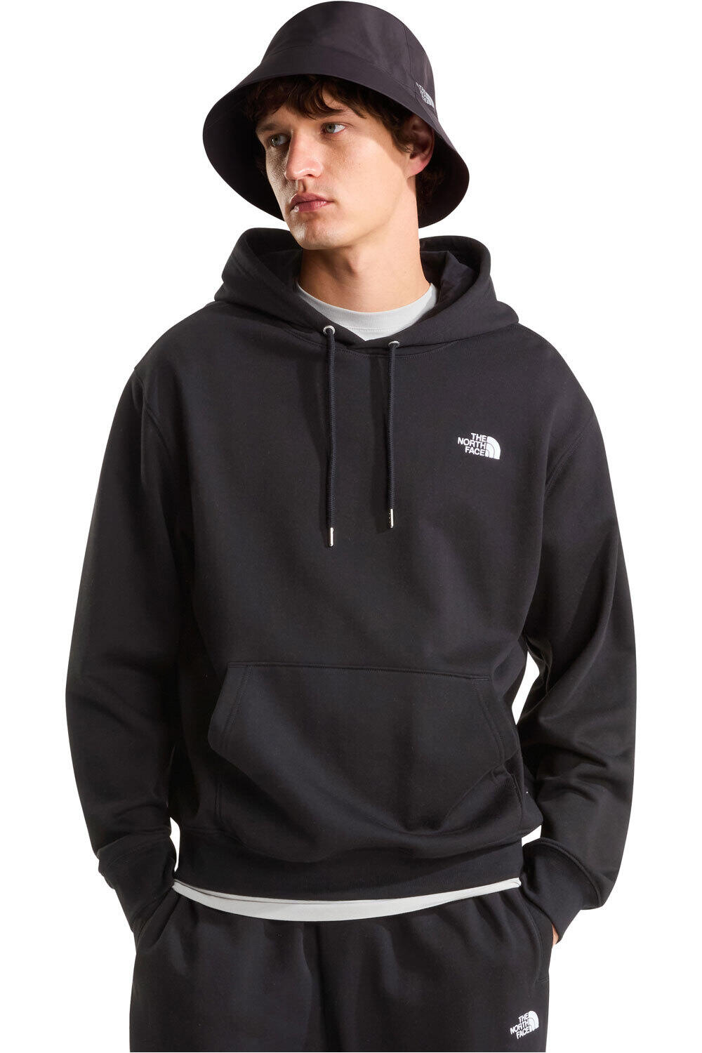 The North Face Sudaderas Montaña Hombre M TNF ESSENTIAL TERRY SIMPLE DOME RELAXE vista frontal
