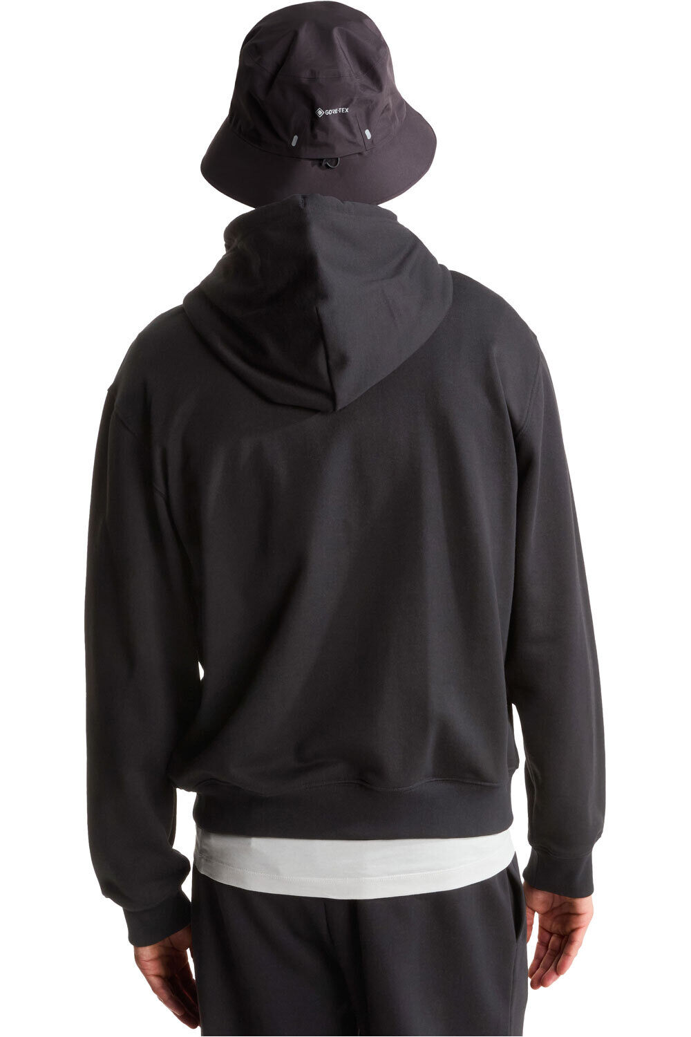 The North Face Sudaderas Montaña Hombre M TNF ESSENTIAL TERRY SIMPLE DOME RELAXE vista trasera