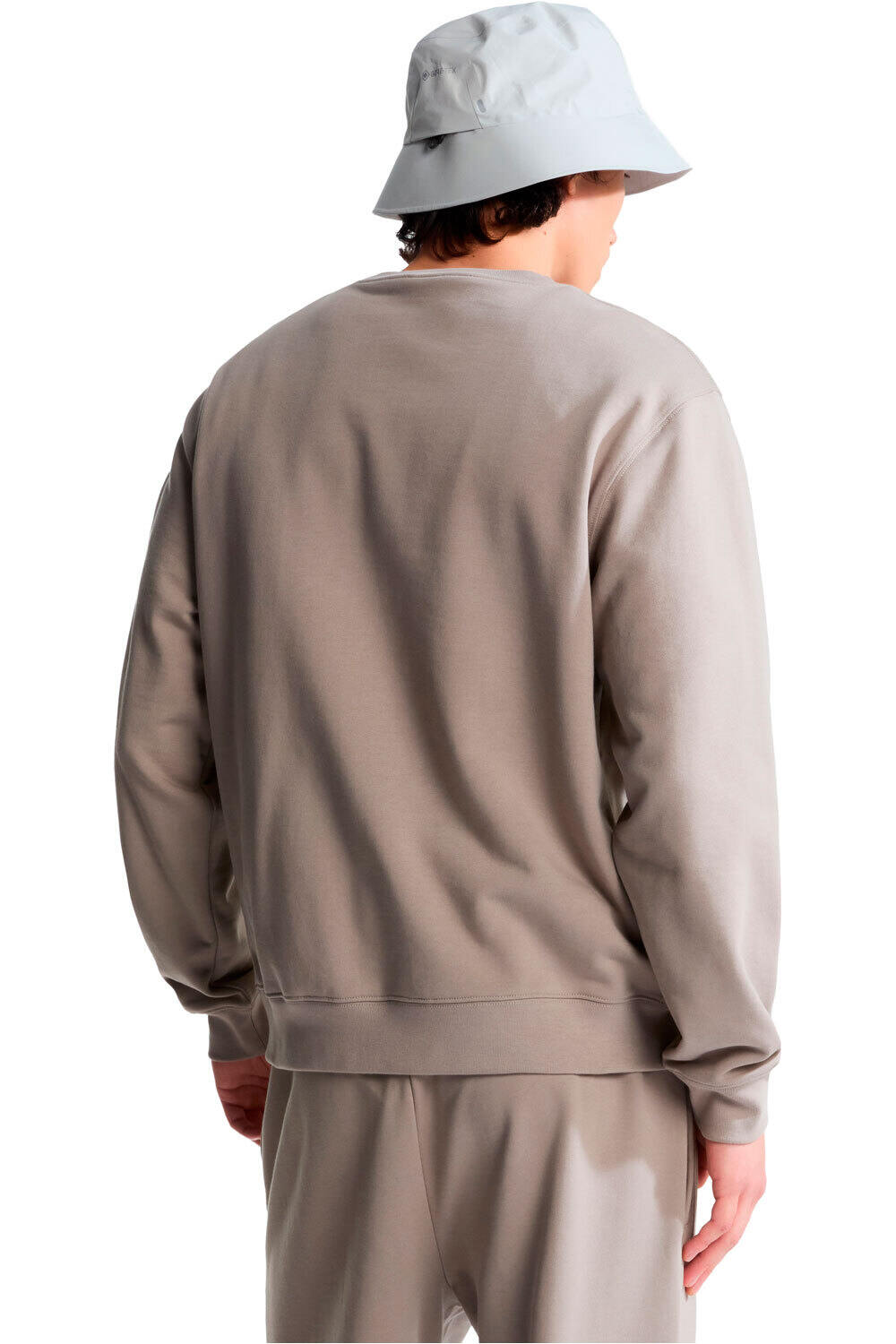 The North Face Sudaderas Montaña Hombre M TNF ESSENTIAL TERRY SIMPLE DOME RELAXE vista trasera