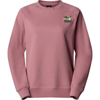 The North Face Sudaderas Montaña Mujer W CONNECT RELAXED CREW SWEATSHIRT-GRAPHI vista detalle