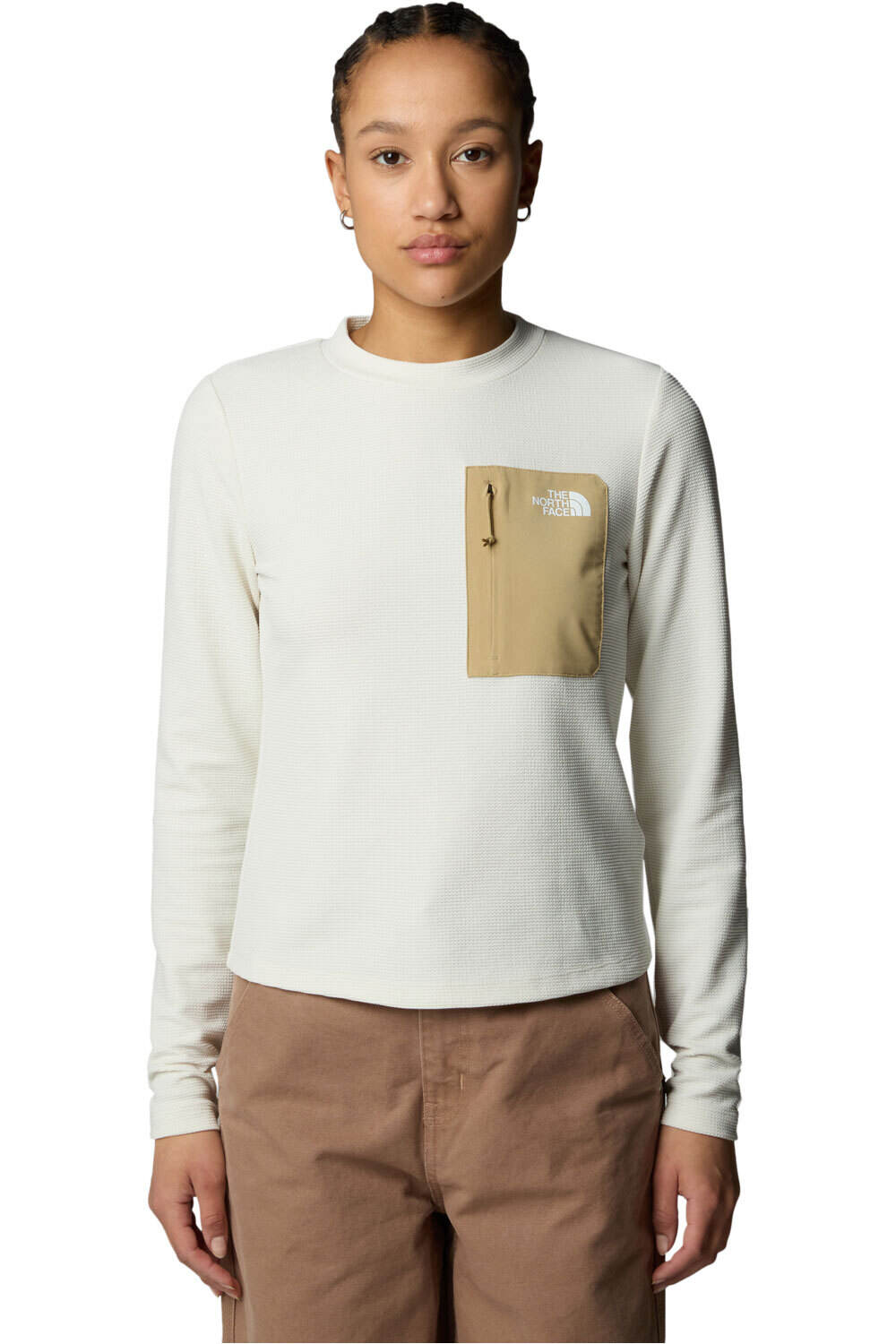 The North Face Sudaderas Montaña Mujer W KECHA CREW vista frontal