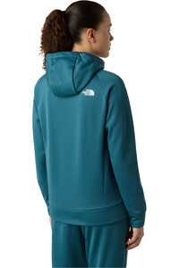 The North Face Sudaderas Montaña Mujer W REAXION 2.0 HOODED FULL ZIP JACKET vista trasera