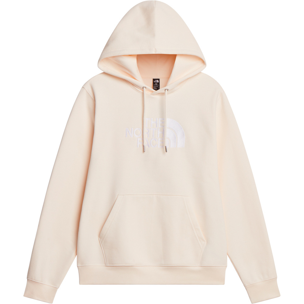 The North Face Sudaderas Montaña Mujer W TNF ESSENTIAL DREW PEAK REGULAR HOODIE vista detalle
