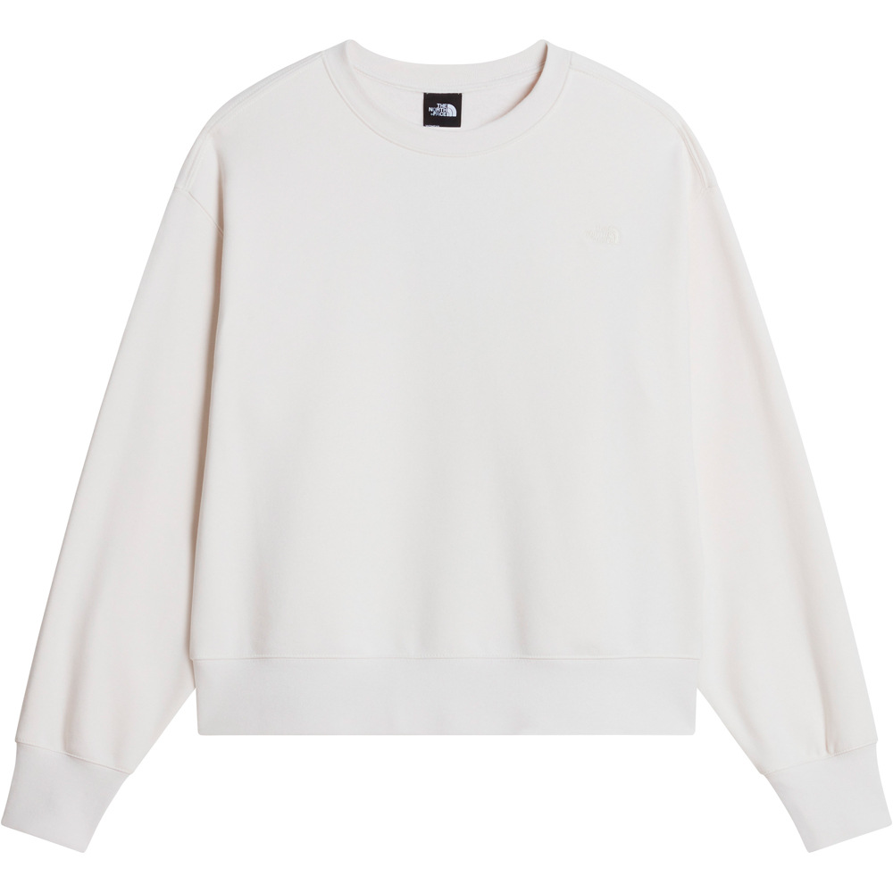 The North Face Sudaderas Montaña Mujer W TNF ESSENTIAL SIMPLE DOME BOXY OS CREW vista detalle