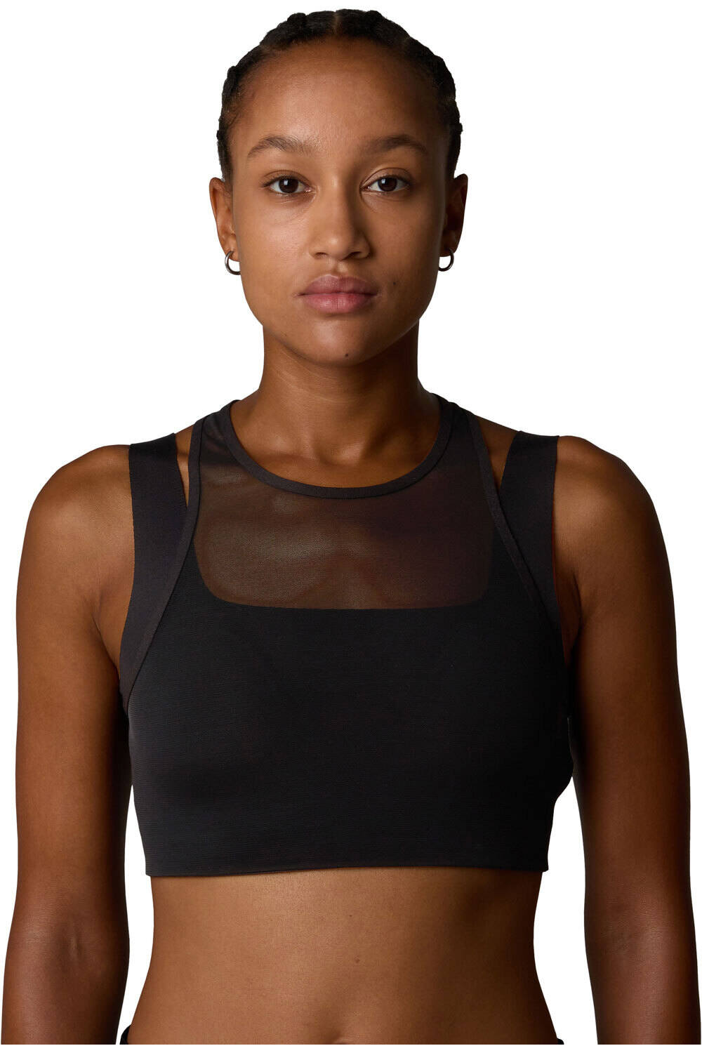 The North Face sujetador deportivo W REFINA DOUBLE-LAYER BRA vista frontal