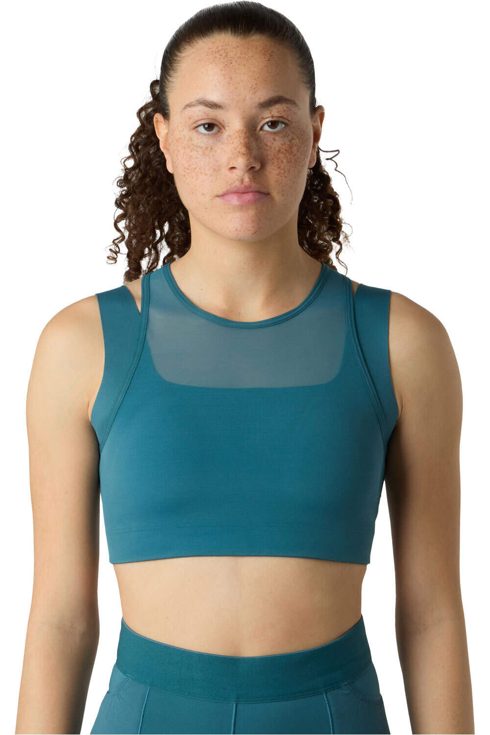 The North Face sujetador deportivo W REFINA DOUBLE-LAYER BRA vista frontal