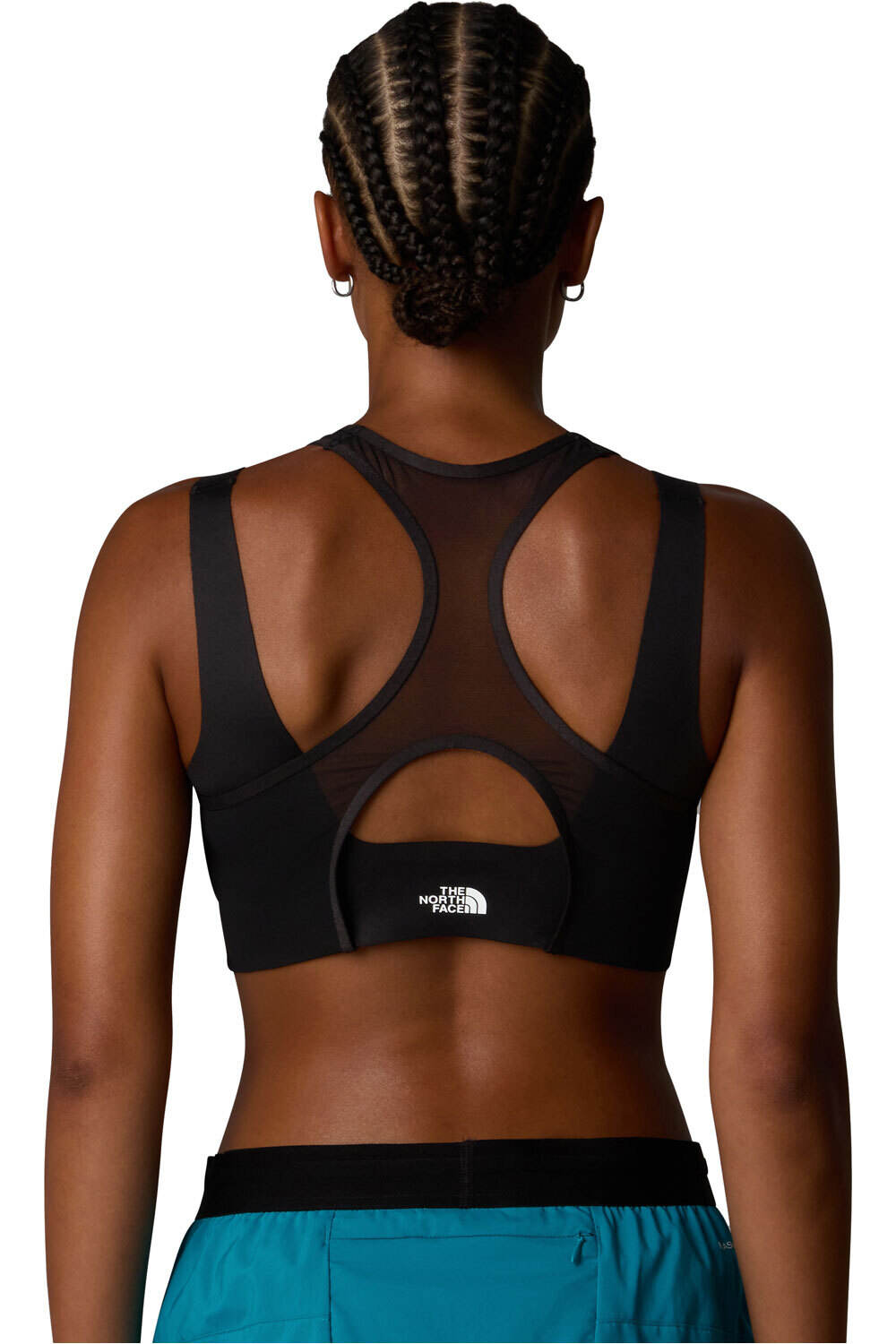 The North Face sujetador deportivo W REFINA DOUBLE-LAYER BRA vista trasera