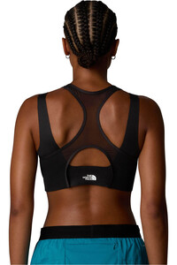 The North Face sujetador deportivo W REFINA DOUBLE-LAYER BRA vista trasera