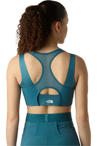 The North Face sujetador deportivo W REFINA DOUBLE-LAYER BRA vista trasera