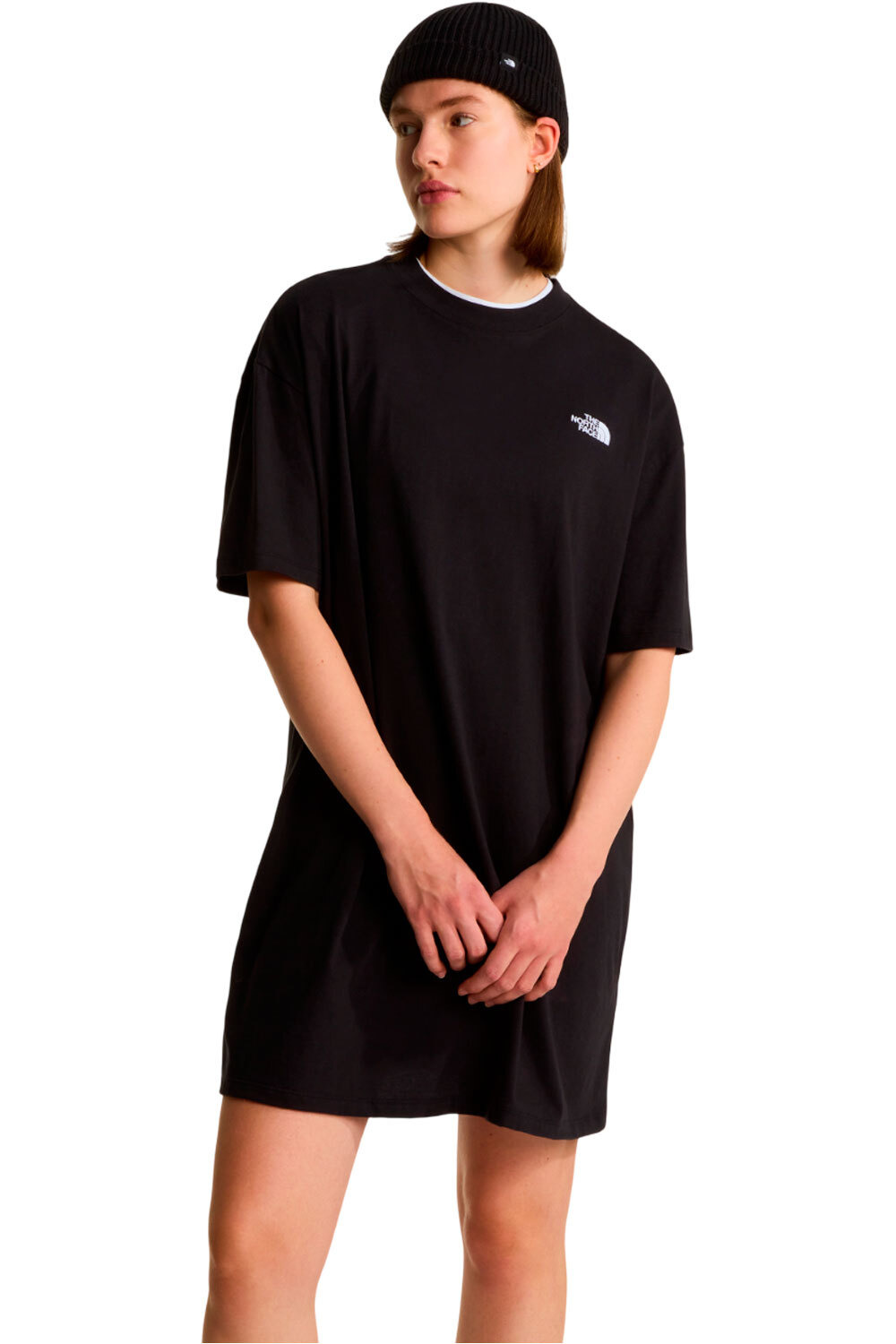 The North Face vestidos mujer W EVOLUTION SIMPLE DOME T-SHIRT DRESS vista frontal